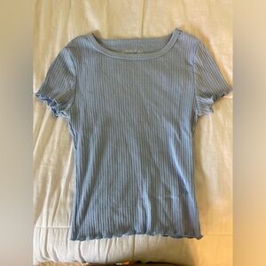 Aeropostale Seriously Soft Blue Tee Size Small